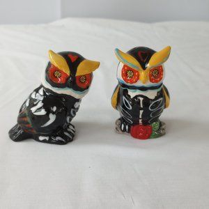 NWT  Ceramic Day of the Dead Salt & Pepper Shakers-